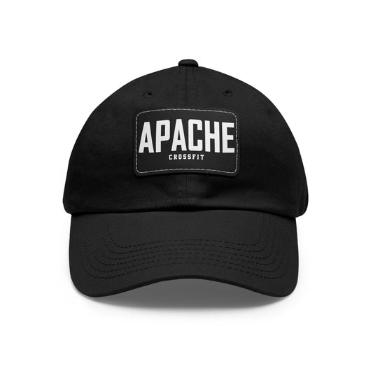 Apache Dad Hat with Leather Patch (Rectangle)