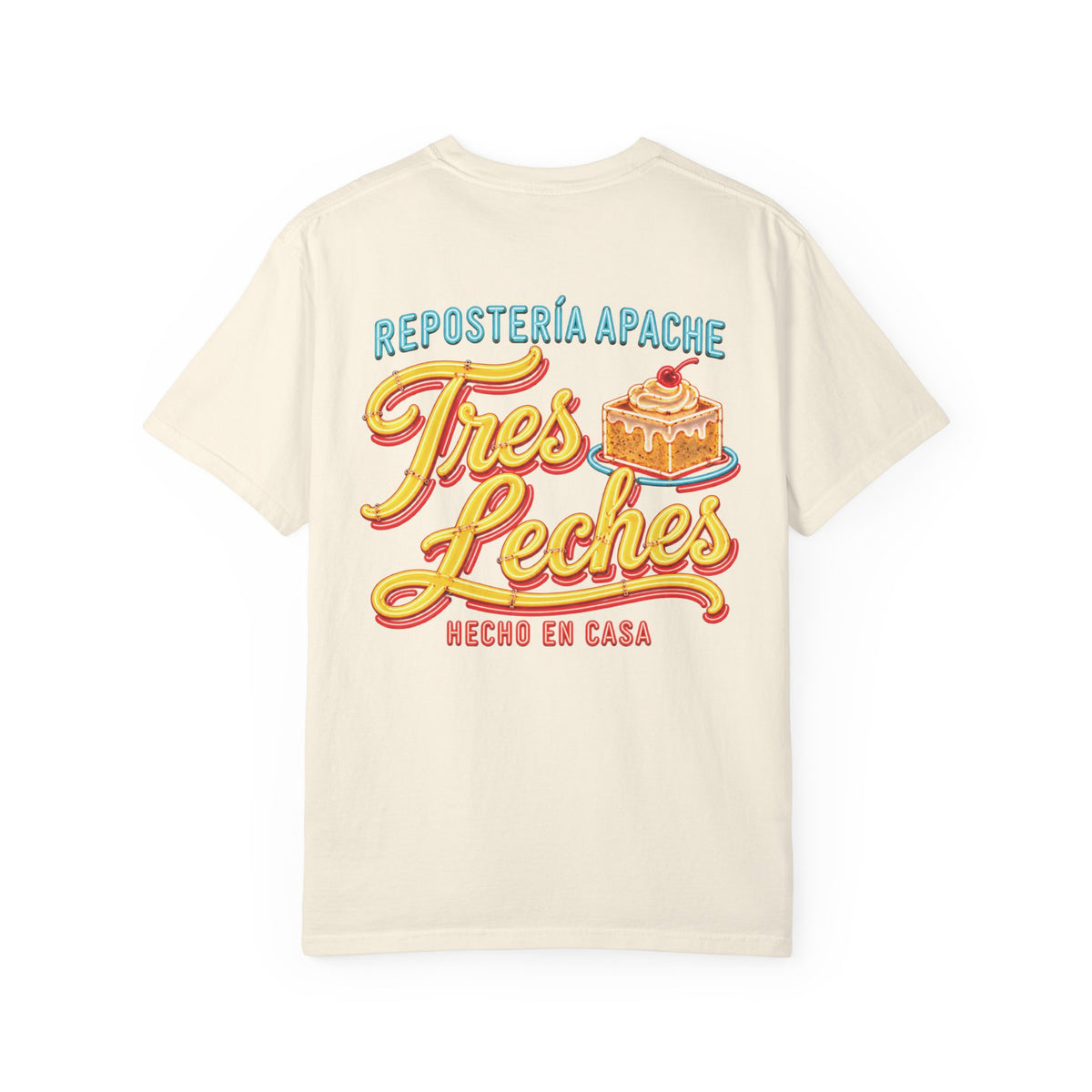 Tres Leches Neon Unisex Garment-Dyed T-Shirt