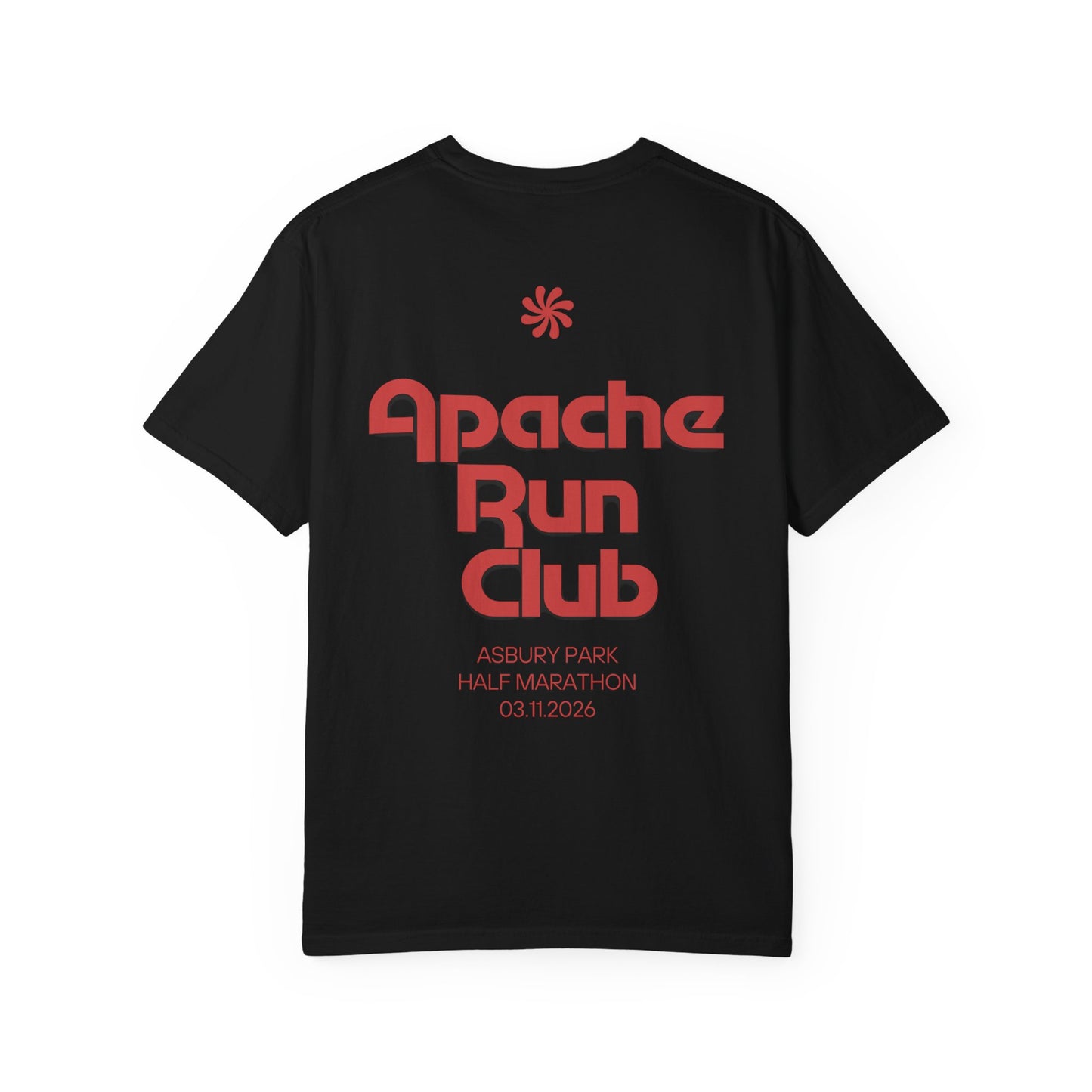 Apache Run Club|Asbury Park Half 2026 Unisex Garment-Dyed T-Shirt
