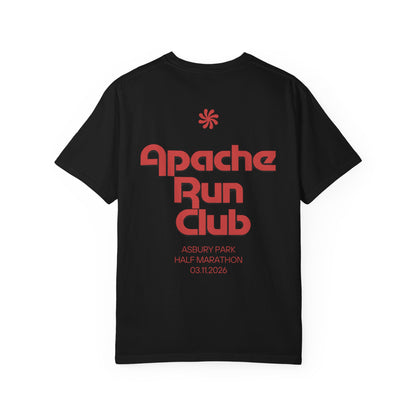 Apache Run Club|Asbury Park Half 2026 Unisex Garment-Dyed T-Shirt