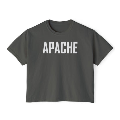 Apache CrossFit PA Garment-Dyed Women's Boxy Tee