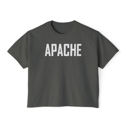 Apache CrossFit PA Garment-Dyed Women's Boxy Tee