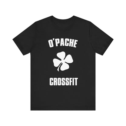 O'Pache CrossFit Unisex Short Sleeve Tee (Black or Green/White)