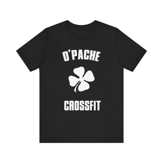 O'Pache CrossFit Unisex Short Sleeve Tee (Black or Green/White)