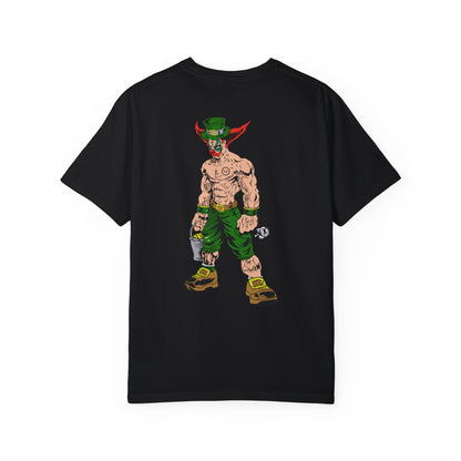 Comfort Colors O'Pache CrossFit Unisex Short Sleeve Tee (Black/Green) CLOWN ON BACK